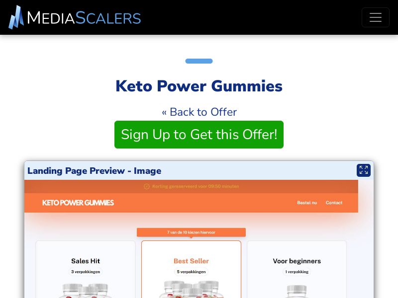 Keto Power Gummies {+DTC} (Event Tracking) [BE]