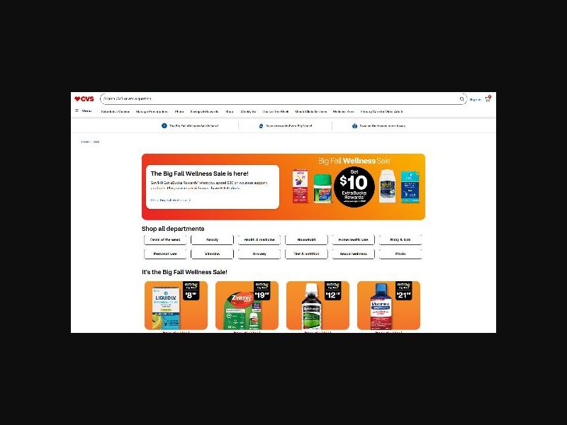 CVS - Online Pharmacy + Everyday Essentials - RevShare (US)