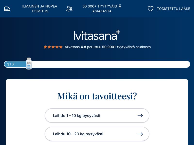 Ivitasana Diet - DTC [FI] (Banner,Native,Social,Search,SEO,PPC,Push,Brand Bidding,Shopping) - CPA