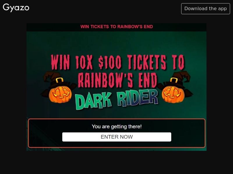 Rainbow's End Halloween (NZ)