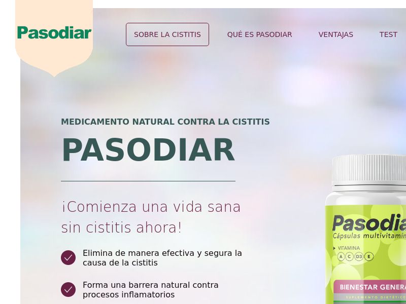 Pasodiar $39 SV - cystitis