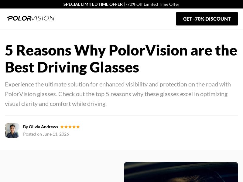 PolorVision Driving Glasses - Listicle [INTL] (Social,Banner,Native,Push,SEO,Search,Brand Bidding) - CPA