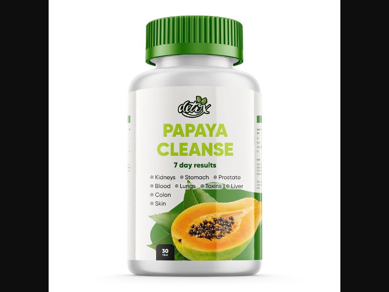 Papaya Cleanse - parasite capsules