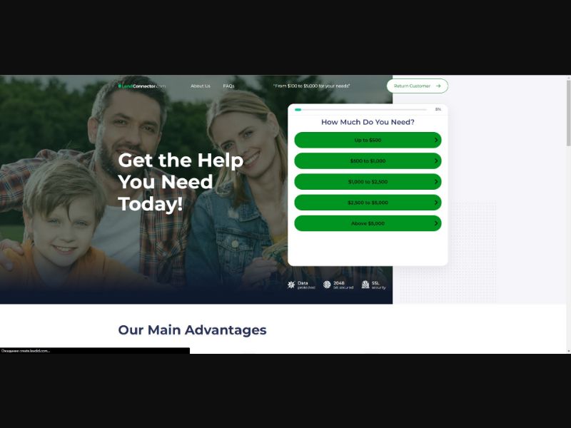 [WEB+MOB] Lend Connector USA /US - Revshare