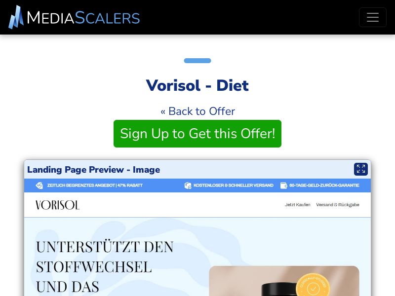 Vorisol - Diet {+Quiz} [FR]