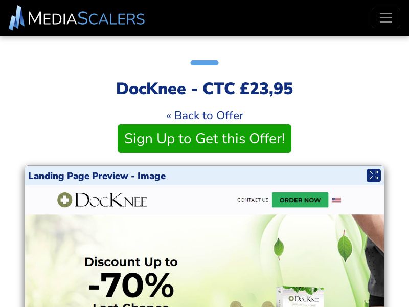 DocKnee - CTC £23,95 {+DTC, Alt-Landers} (Event Tracking) [UK]