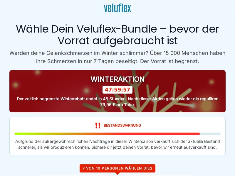 Veluflex - Joint - DE/AT/CH/FR/SE/DK/FI/BE/NL