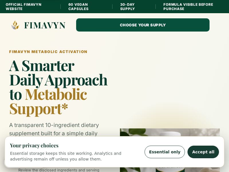 Fimavyn Metabolic Support [US,CA] (Social,Banner,Native,Push,SEO,Search,Brand Bidding) - CPA
