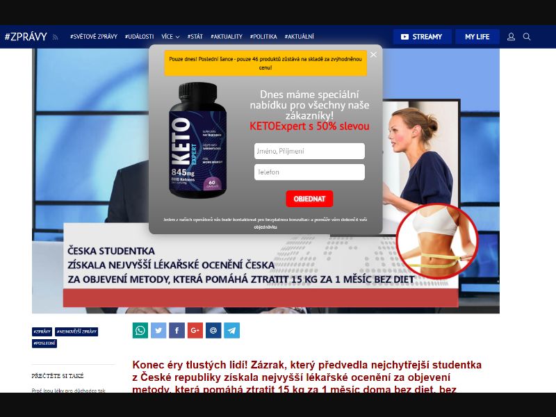 [WEB+MOB] KetoExpert /CZ [COD]