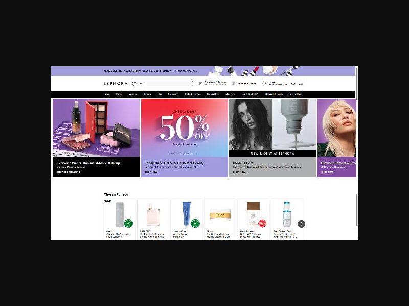 Sephora - Beauty Products - RevShare (US)