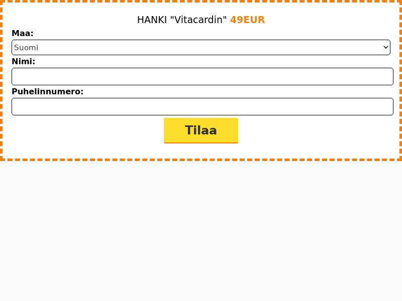 Vitacardin FI - hypertension