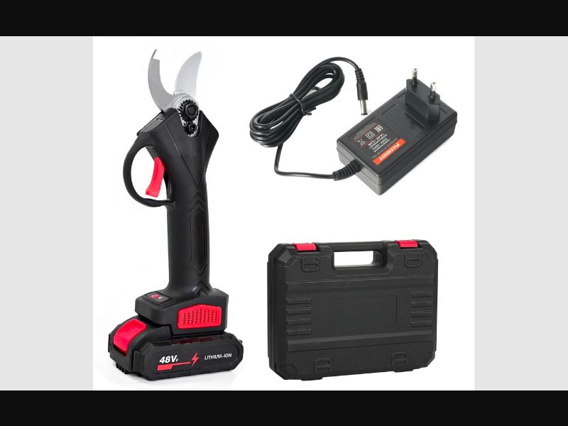 Cordless electric pruning shears