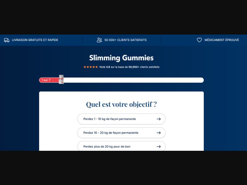 [WEB+MOB Slimming Gummies - Quiz/DTC /FR CPS