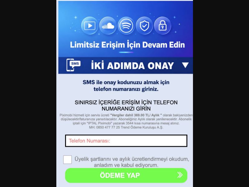 38489 - TR - [MOB] - Unlimited Access to Content - Vodafone - PIN