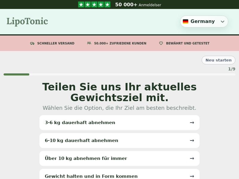 ! NEW OFFER - LipoTonic Drops - Quiz [Multi-GEO] (Social,Banner,Native,Push,SEO,Search) - CPA {No BrandBidding}