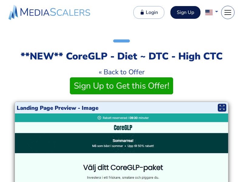 CoreGLP - Diet ~ DTC - High CTC [SE]