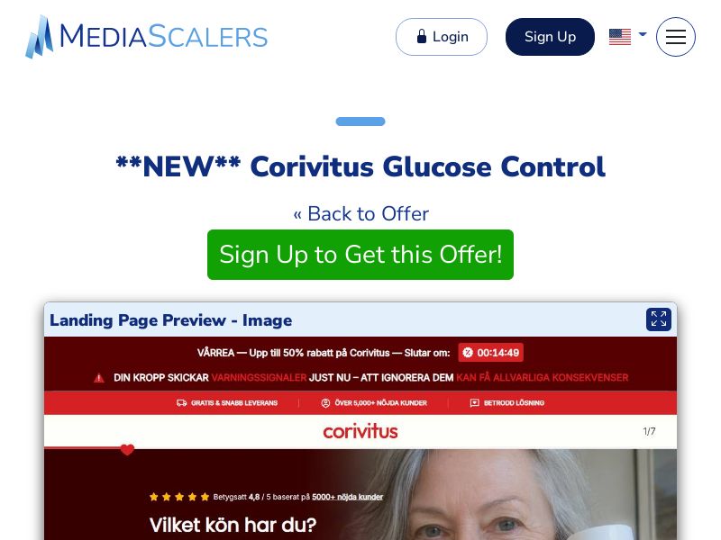 Corivitus Glucose Control {+DTC} [SE]