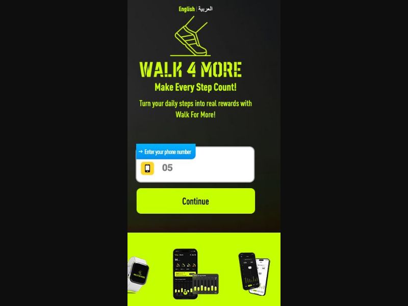 33039 - SA - [MOB] - Walk and Earn - Mobily - PIN