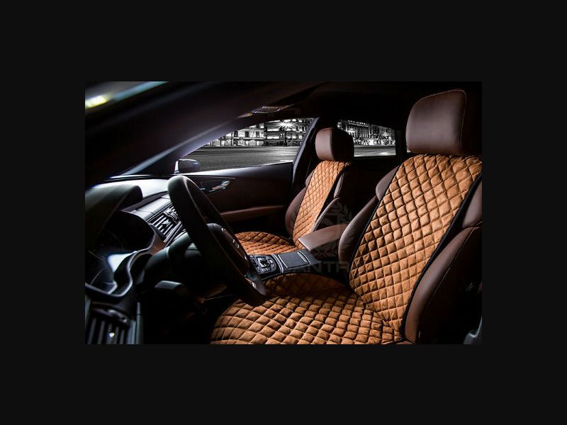 Car seat covers made of Alcantara TROKOT