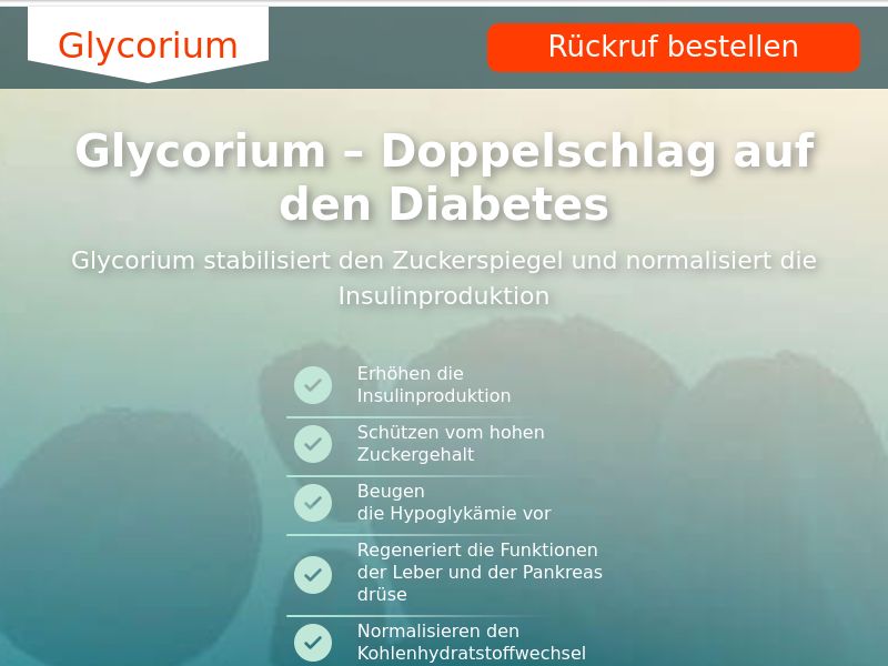 Glycorium EU - SUGAR CONTROL SUPPLEMENT