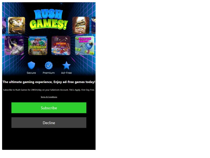 Rush Games Safaricom