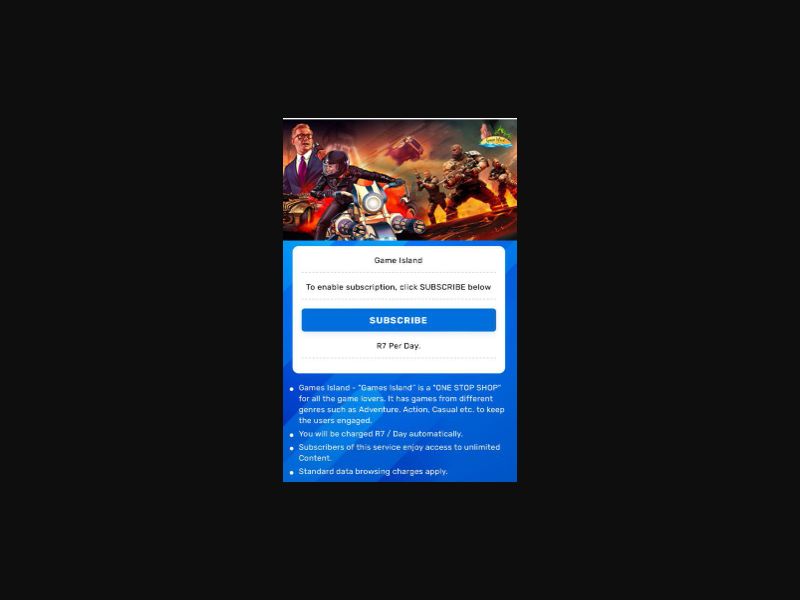 [MOB] OW - Games Island /ZA [MTN] - 2 click