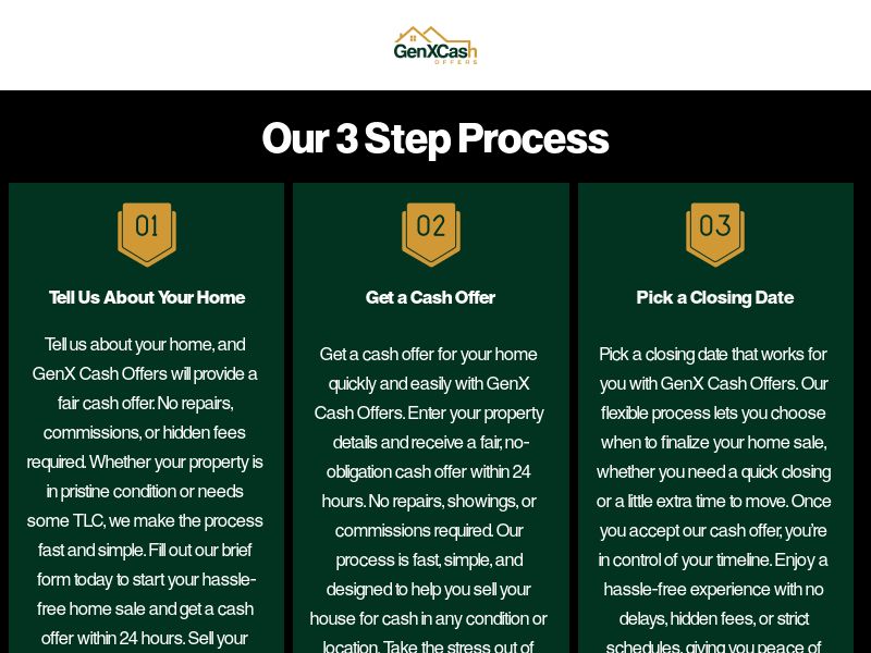  GenX Cash Offers - Sell My House Fast