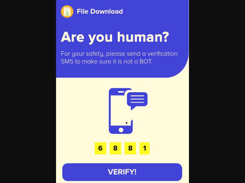 [MOB] Human Verify /International [All carriers] SMS/MO