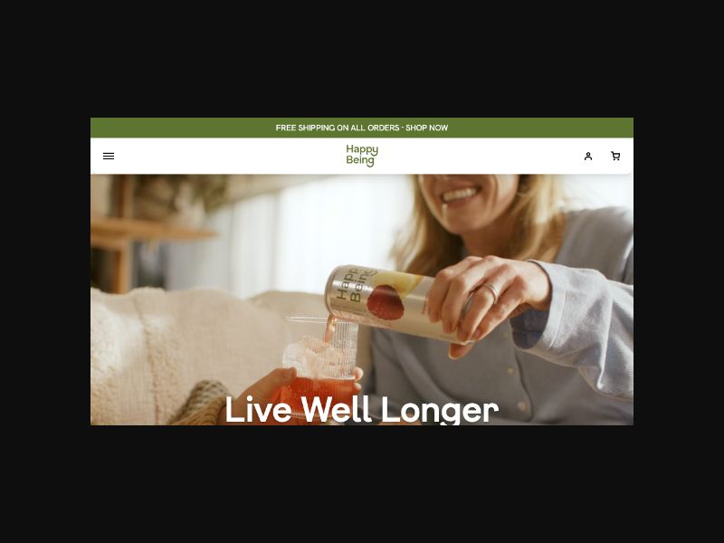 Happy Being - Functional Wellness Beverage - RevShare (US)
