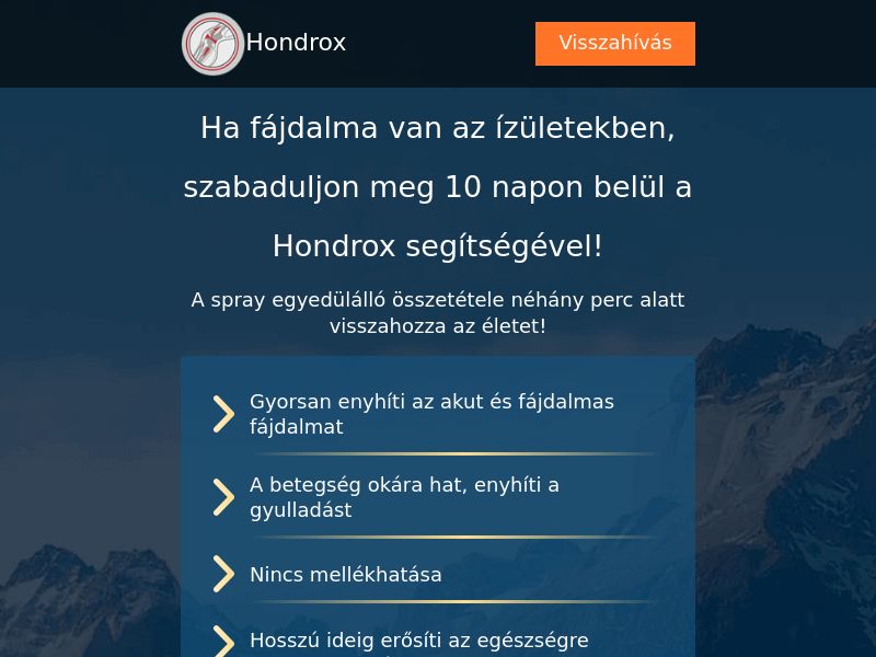 Hondrox HU - joints