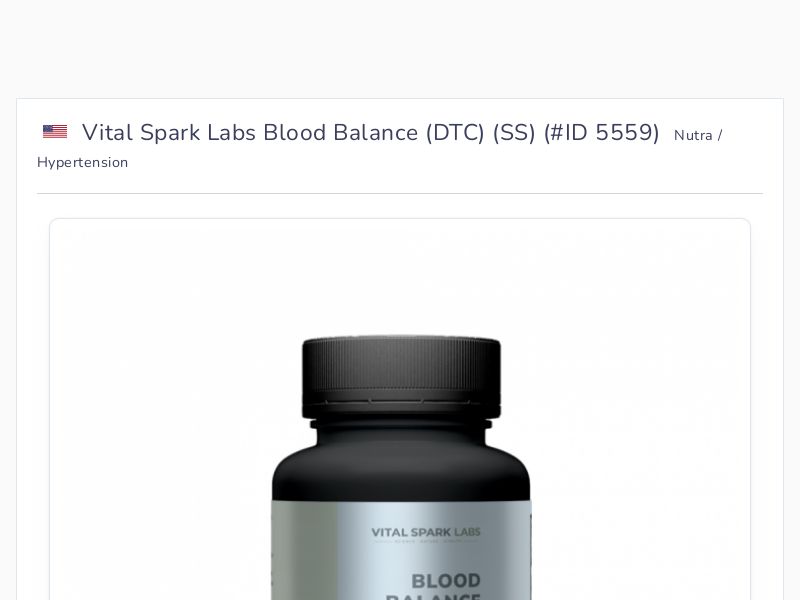 Vital Spark Labs Blood Balance (DTC) (SS)