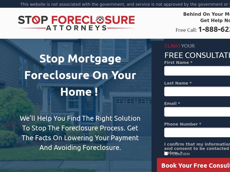 Foreclosure Defense - Pay Per Call - $40/90s Buffer