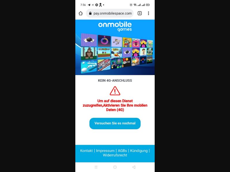 [MOB] Games /DE [Vodafone] - 2 click