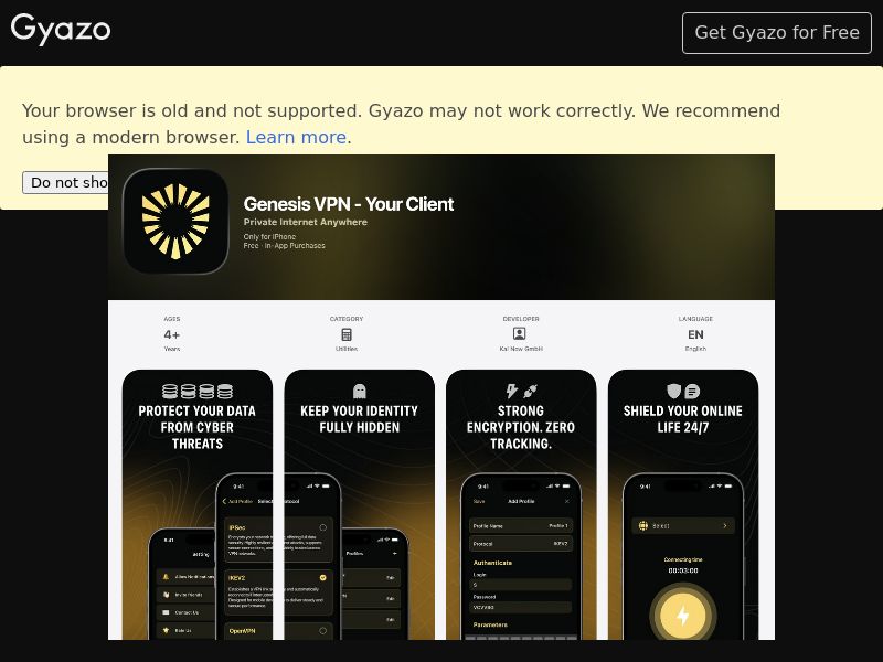 GenesisVPN CPI [US] iOS