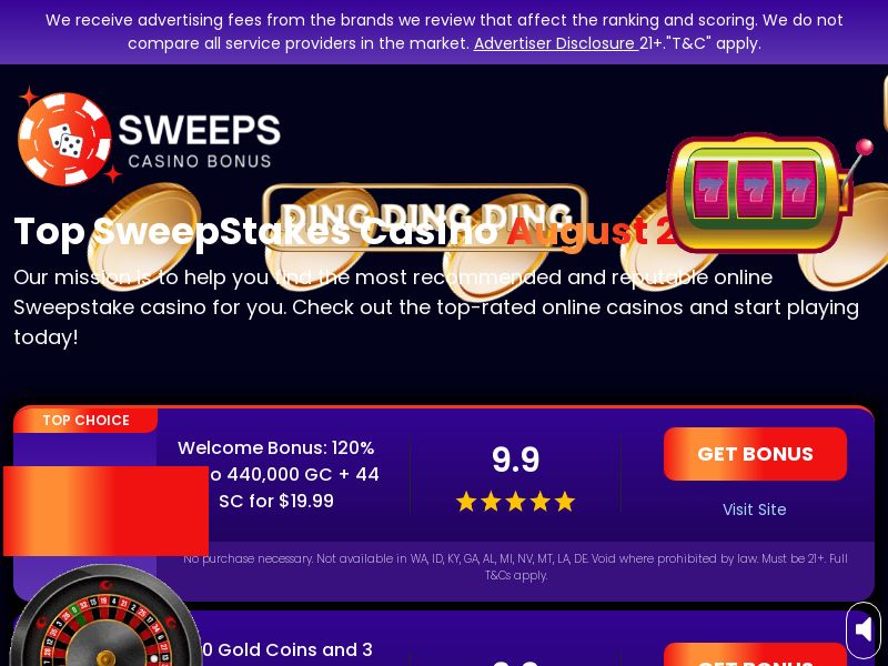 SweepsCasinoBonus - CPA | US