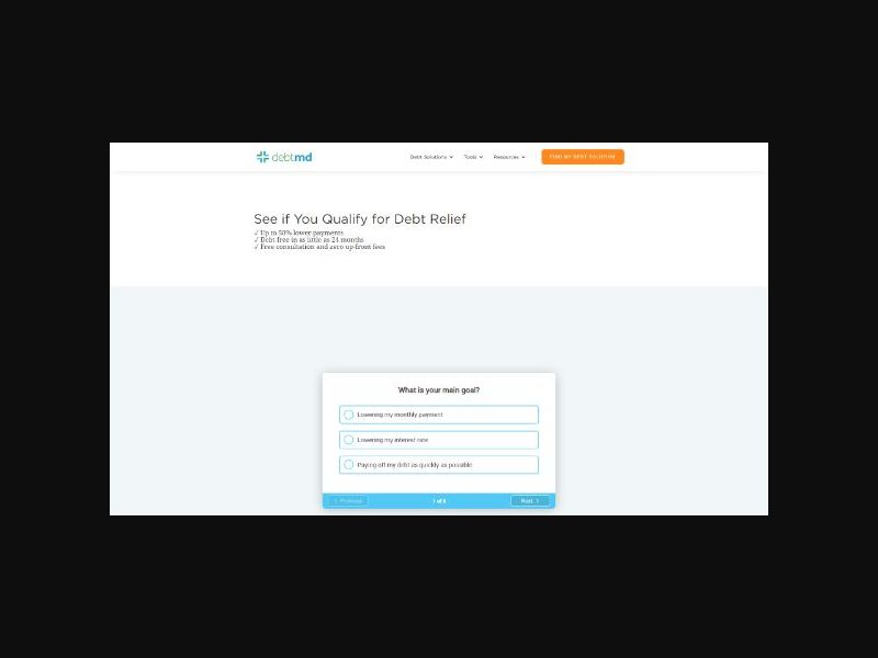 DebtMD - Credit Card Debt - Revshare (US)