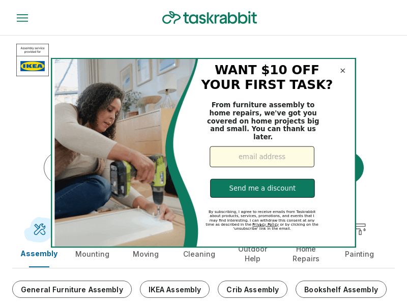 Taskrabbit - Find Trusted Help - Coupon/Incentive - CPL (US) [Coupon/Incent]