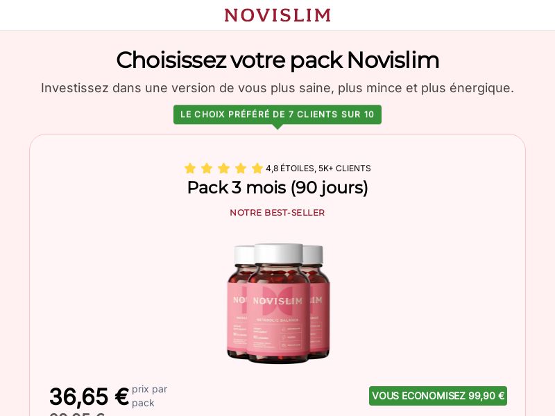 ! NEW OFFER - Novislim - Diet [FR] (Banner,Native,Social,Search,SEO,Brand Bidding) - CPA 