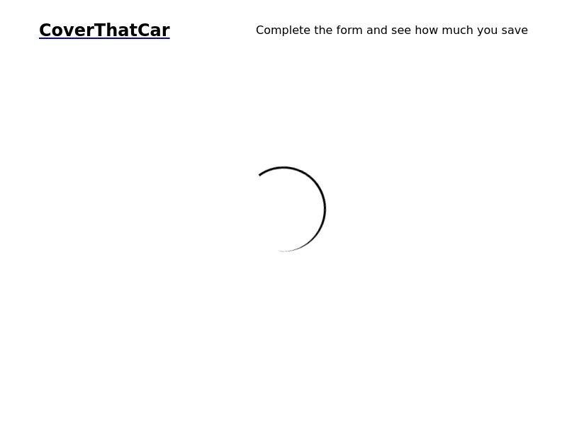 CoverThatCar.com Auto Insurance CPL (Lead Gen) - USA