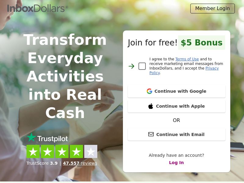InboxDollars - US - CPL - mweb/PC - Display/Content/Social