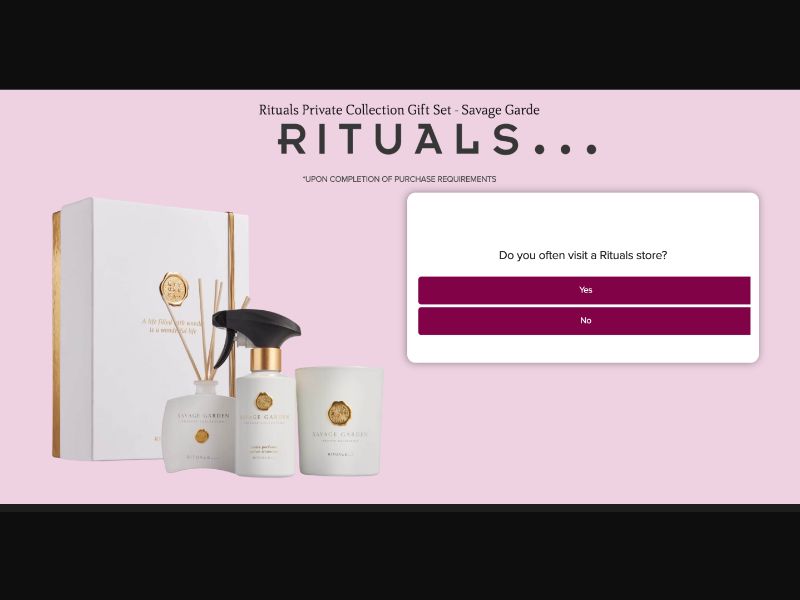 UK - RewardFlux - Rituals Giftset - (CPL)