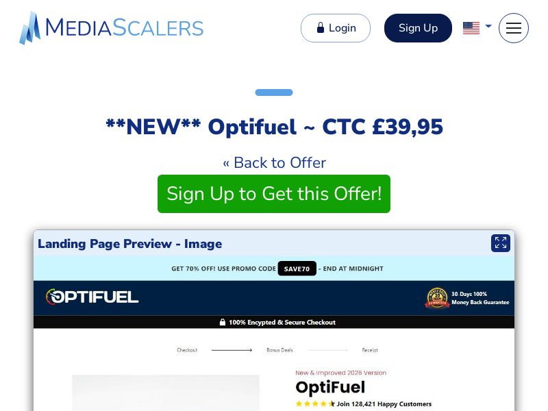 Optifuel ~ CTC £39,95 {+DTC} (Event Tracking) [UK]