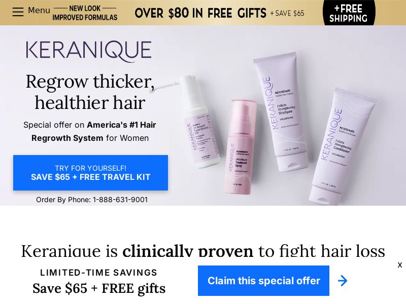 Keranique - Non-email - CC Submit | US