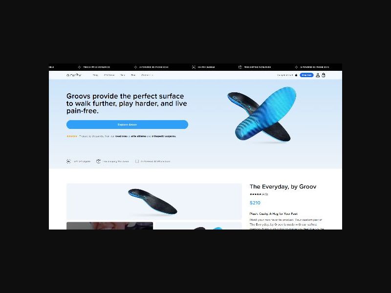 Groov - AI Optimized Custom Insoles - CPS (US)