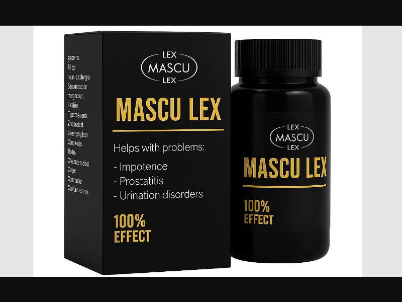 MASCU LEX - capsules for potency and prostatitis