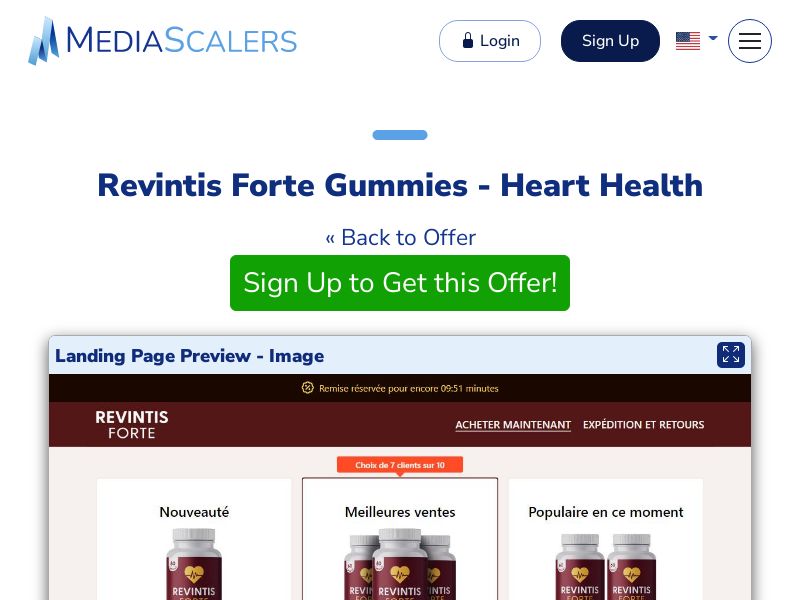 Revintis Forte Gummies - Heart Health {+DTC} (Event Tracking) [FR, BE]