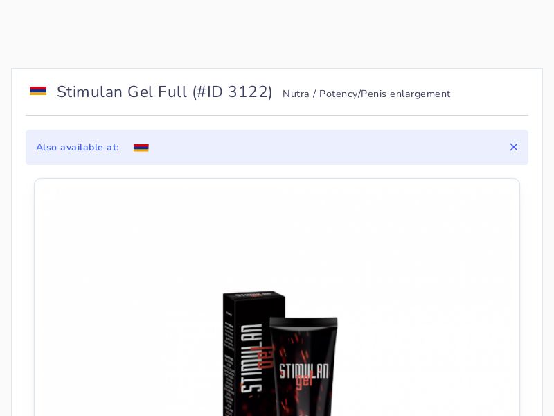 Stimulan Gel Full