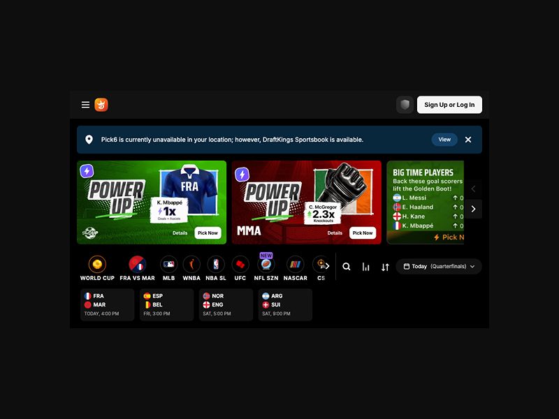 DraftKings Pick6 - Fantasy Sports - FTD (US)