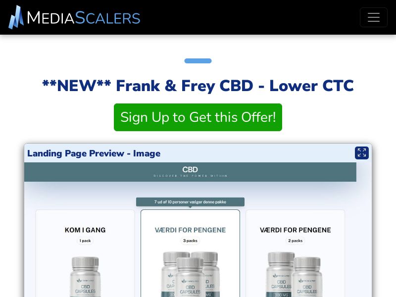Frank & Frey CBD - Lower CTC {+DTC, Alt-Landers} [DK]