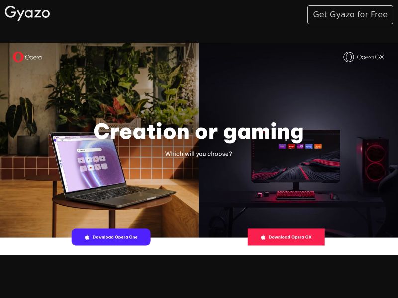 Opera One vs Opera GX(Onegx_v1 LP) (DE, US, CH, CA, GB, AU, PL, AT, ES, IT, SE, NZ, CZ, GR)